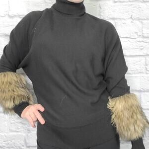 Worth wool and cashmere blend dolman sleeve sweater